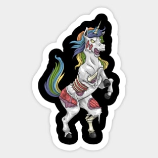 Zombie Unicorn Halloween costume Zombiecorn Sticker